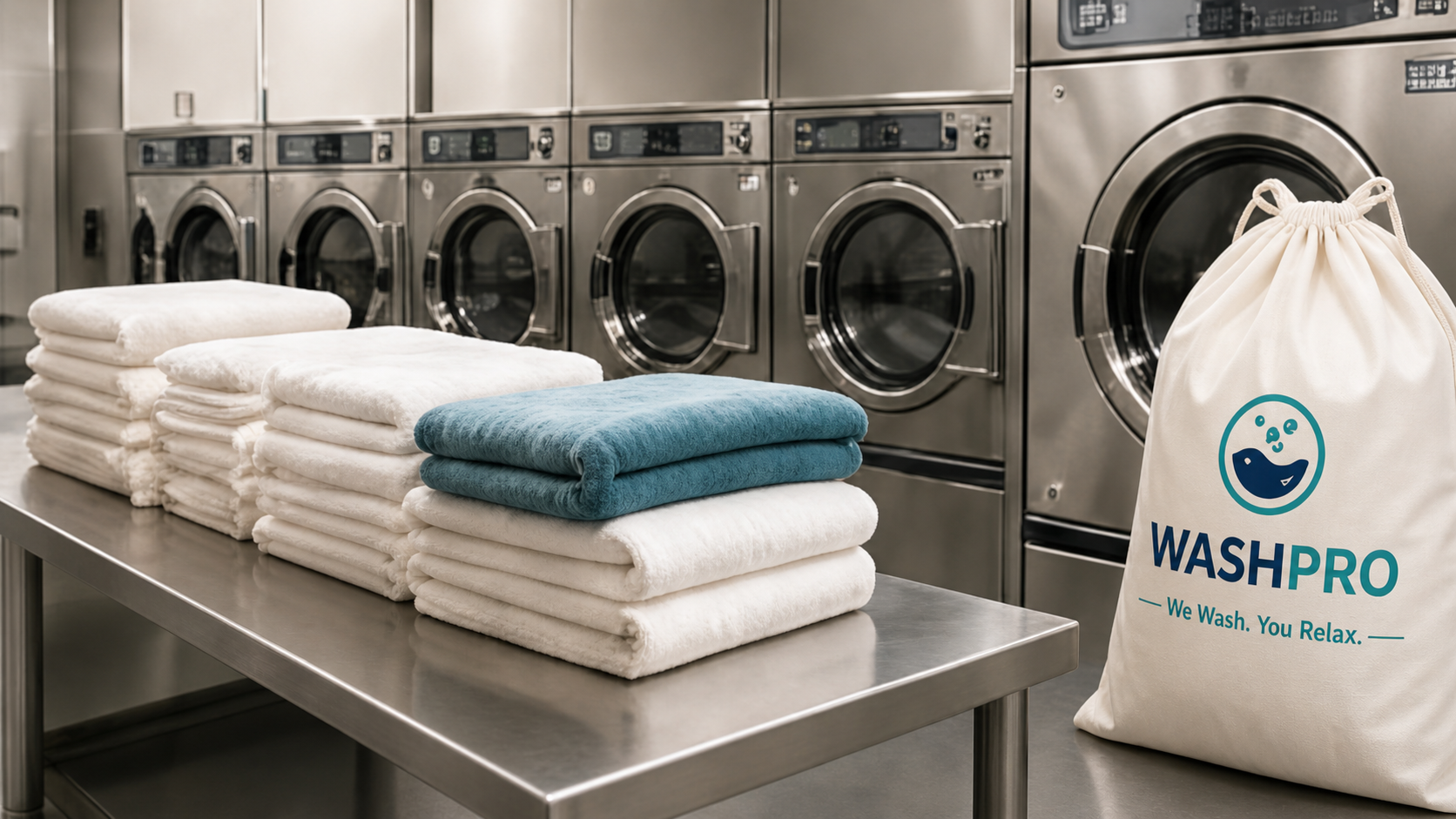 WashPro delivery van — visit or contact WashPro laundry service Maryland